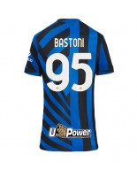 Inter Milan Alessandro Bastoni #95 Domácí Dres pro Dámské 2024-25 Krátký Rukáv